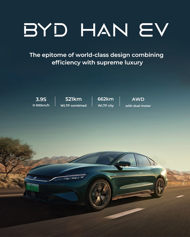 New Energy Vehicle Byd Han EV Song Plus Yuan Qin Tang Plus EV Byd Electric Car