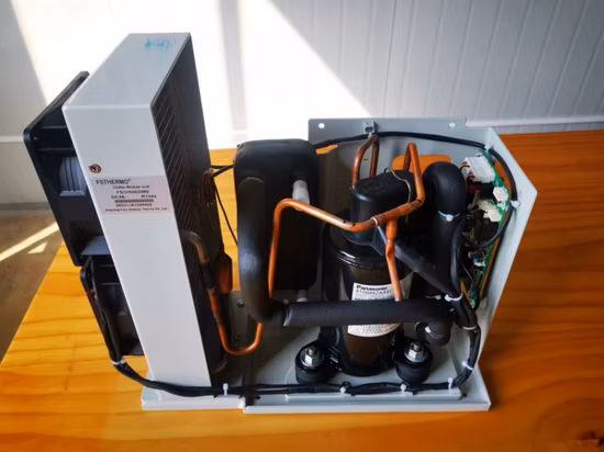 China Hersteller DC 24V 1000W Mini-Kühlflüssigkeitskühler-Moduleinheit EV-Batteriekühlungskühler