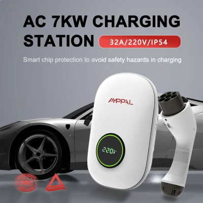 Kayal APP-Steuerung 220 V 32 A Evse-Ladestation für Elektrofahrzeuge Neues intelligentes Ladegerät für EV-Autos mit CE-Zertifikat